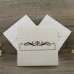 Square Invitation with Buckle Decoration Foil Printing Customized Original Wedding Invitation Card 